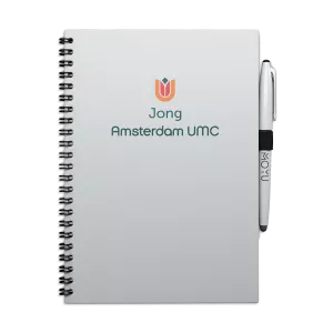Uitwisbaar Notitieboek A5 | Met eigen logo | Hardcover | V.a. 50 stuks