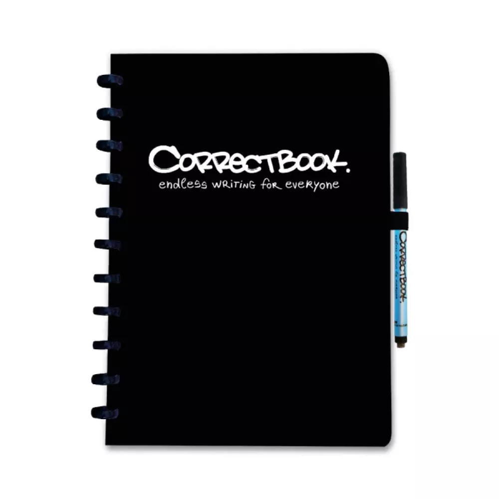 Correctbook | A5 | 40 pagina's gelinieerd | Ink Black