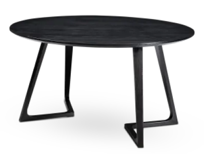 Eettafel Jensen Rond Zwart Essen