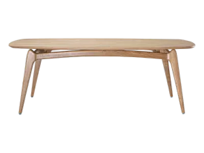 Eettafel Japandi Deens Ovaal Eiken