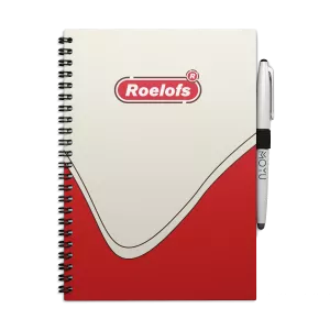 Uitwisbaar Notitieboek A5 | Met eigen logo | Hardcover | V.a. 50 stuks