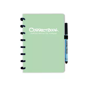 Correctbook | A5 | 40 pagina's gelinieerd | Mint Groen