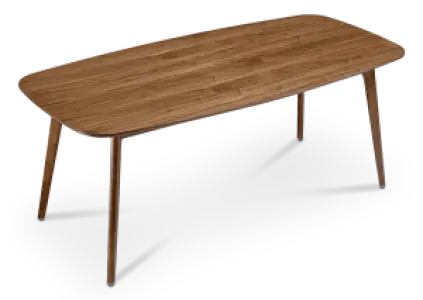 Deens Ovale Eettafel Haner Walnoot | 190 x 95 cm