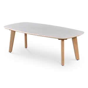 Salontafel Baron Deens Ovaal Wit Keramiek Essen Poten