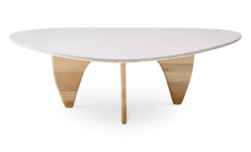 Japandi Salontafel Sabi | Wit Keramiek | Essen Onderstel