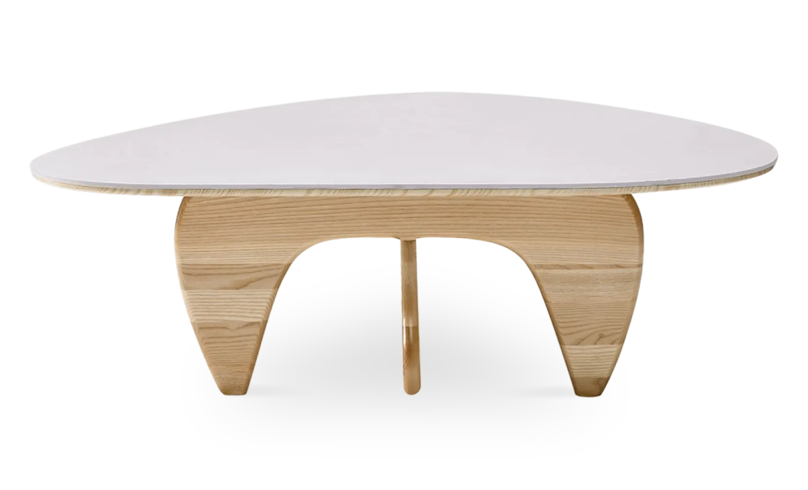 Japandi Salontafel Sabi | Wit Keramiek | Essen Onderstel