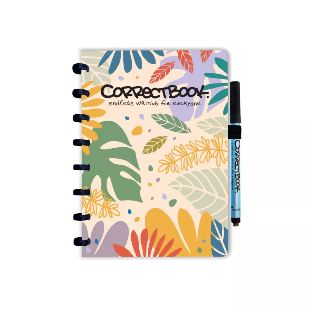 Correctbook | A5 | 40 pagina's blanco | Botanical