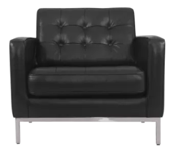 Italo Chair Zwart Leer