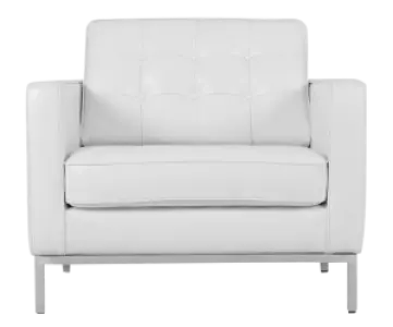 Italo Chair Wit Leer