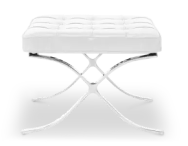 Paviljoen Ottoman Luxe Wit Volleer