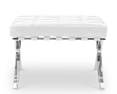 Paviljoen Ottoman Luxe Wit Volleer