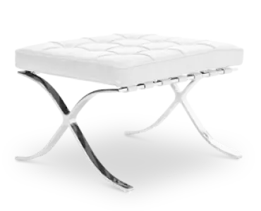 Paviljoen Ottoman Luxe Wit Volleer