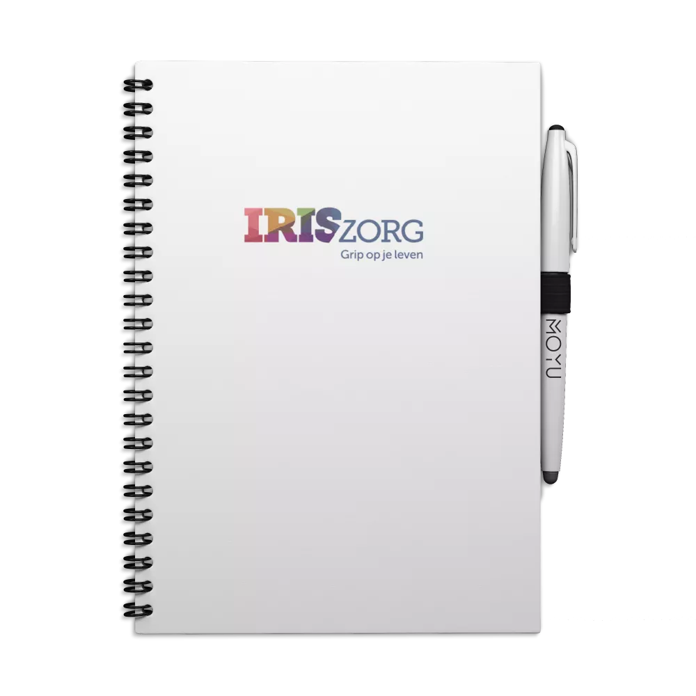 Uitwisbaar Notitieboek A5 | Met eigen logo | Hardcover | V.a. 50 stuks