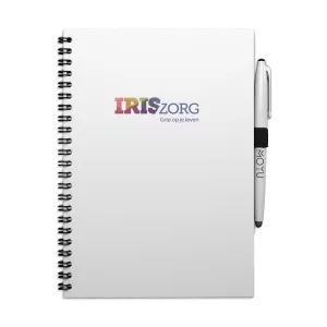 Uitwisbaar Notitieboek A5 | Met eigen logo | Hardcover | V.a. 50 stuks