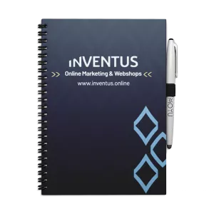 Uitwisbaar Notitieboek A5 | Met eigen logo | Hardcover | V.a. 50 stuks