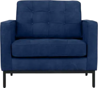 Italo Chair Kings Blue Velvet