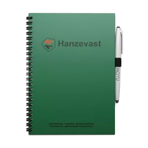 Uitwisbaar Notitieboek A5 | Met eigen logo | Hardcover | V.a. 50 stuks
