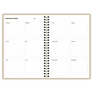 Happinote | A5 | 100 pagina's | Softcover | Sandy Beach