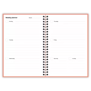 Happinote | A5 | 100 pagina's | Softcover | Pink Desert