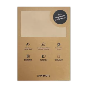 Happinote | A5 | 100 pagina's | Softcover | Sandy Beach