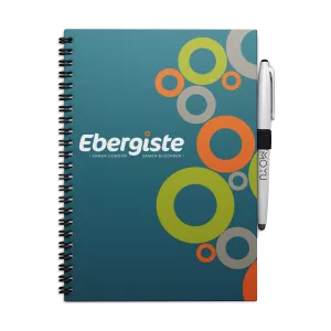 Uitwisbaar Notitieboek A5 | Met eigen logo | Hardcover | V.a. 50 stuks