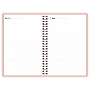 Happinote | A5 | 100 pagina's | Softcover | Pink Desert