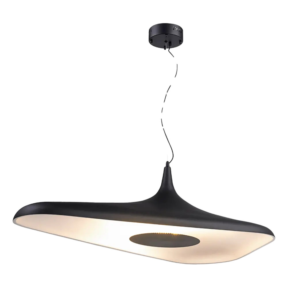 Hanglamp Strancia | Zwart / Wit