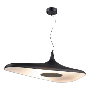 Hanglamp Strancia | Zwart / Wit