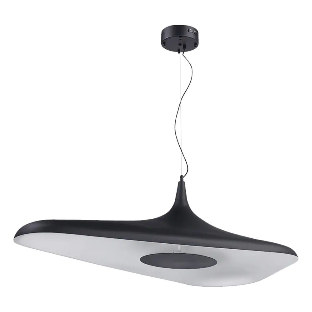 Hanglamp Strancia | Zwart / Wit