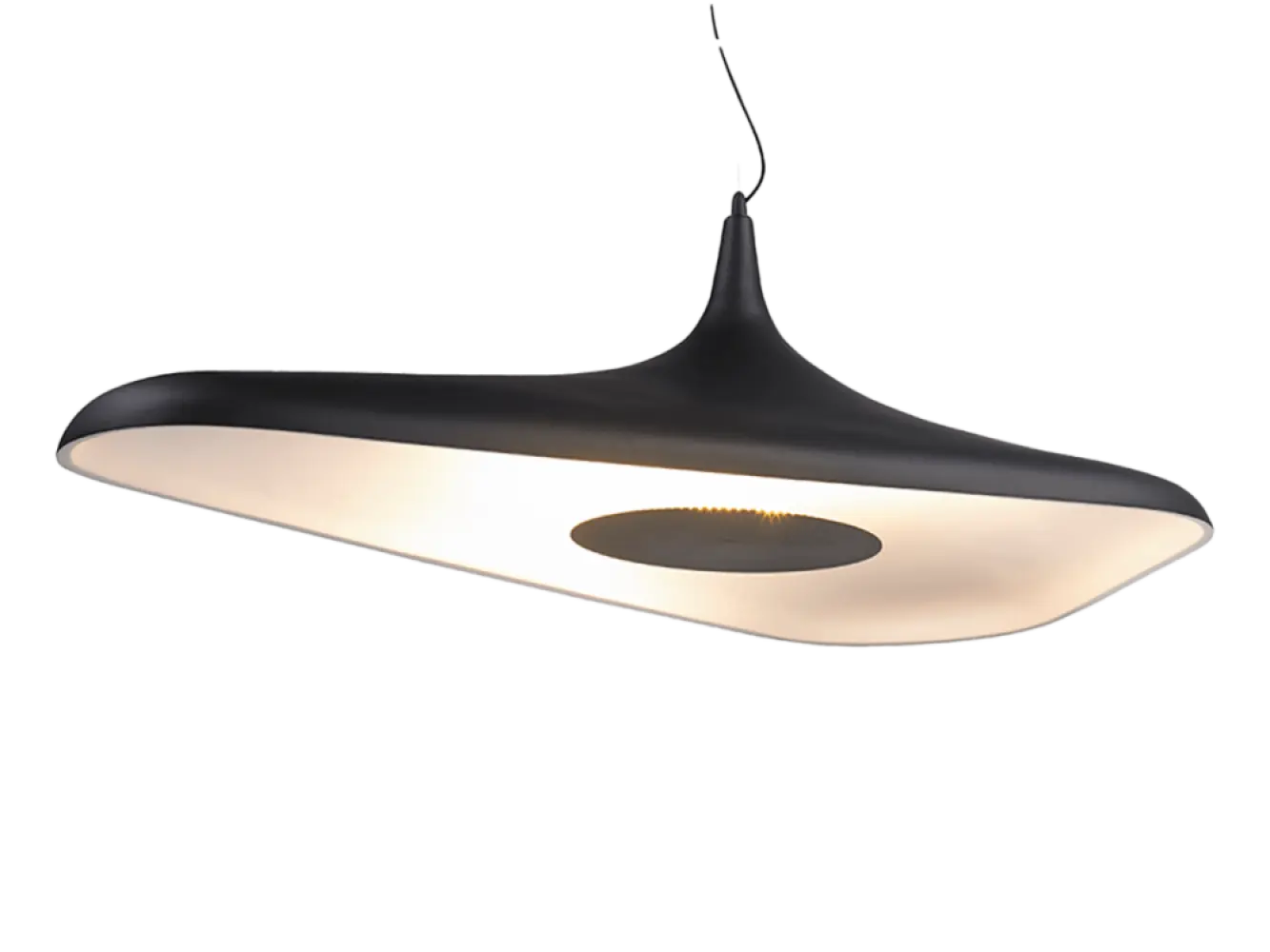 Hanglamp Strancia | Zwart / Wit