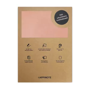 Happinote | A5 | 100 pagina's | Softcover | Pink Desert