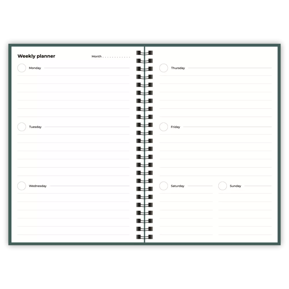 Happinote | A5 | 100 pagina's | Softcover | Green Forest