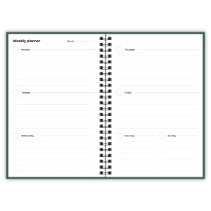 Happinote | A5 | 100 pagina's | Softcover | Green Forest