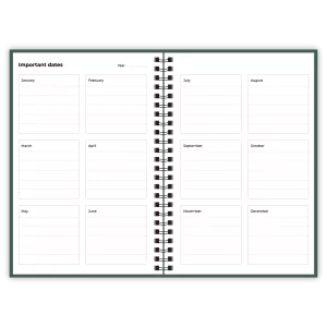 Happinote | A5 | 100 pagina's | Softcover | Green Forest