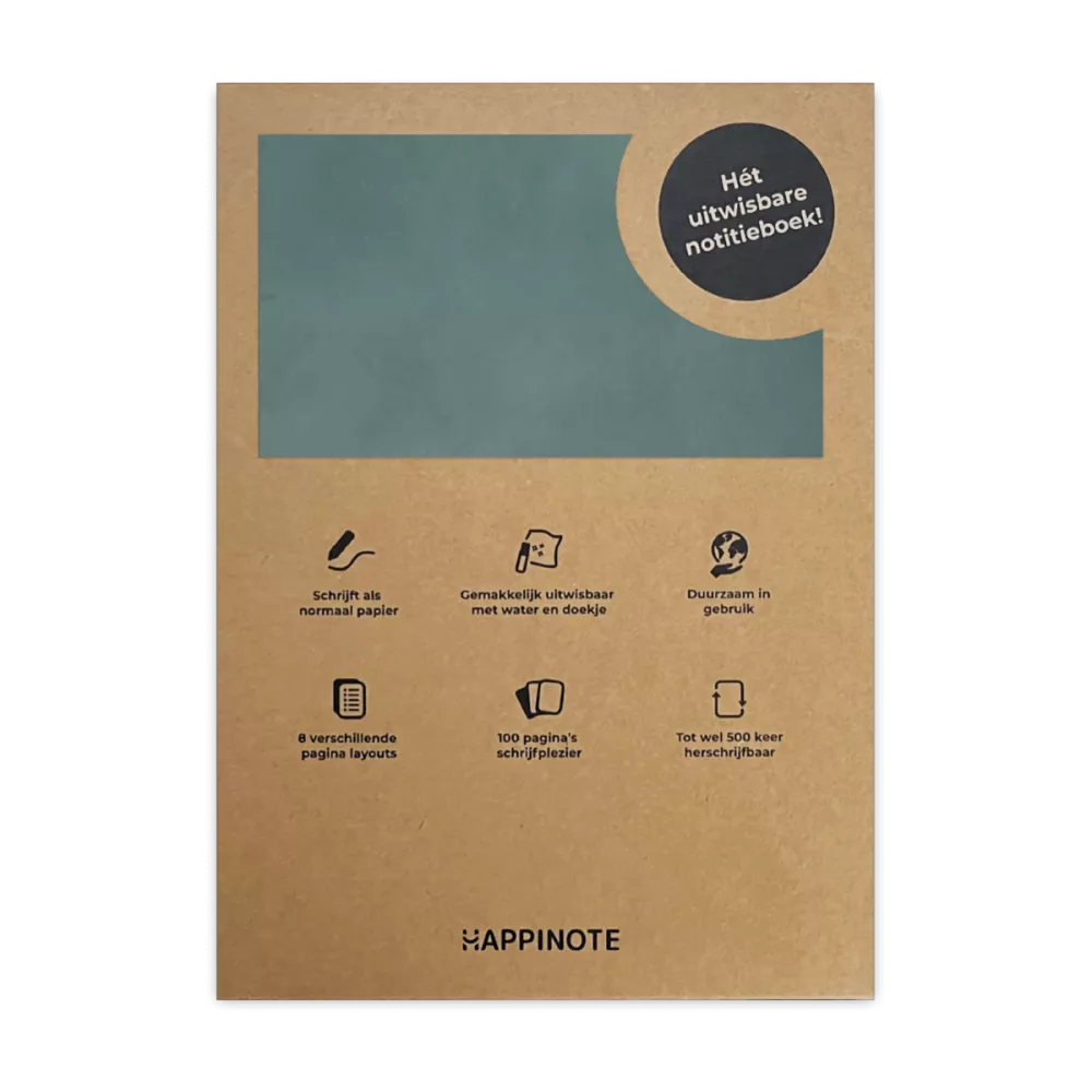 Happinote | A5 | 100 pagina's | Softcover | Green Forest