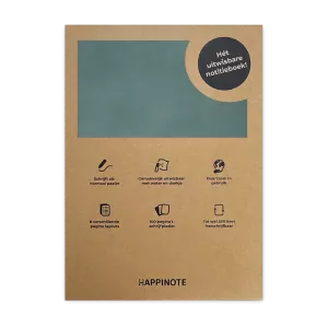 Happinote | A5 | 100 pagina's | Softcover | Green Forest