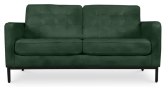 Italo Twee Zits Forest Green Velvet