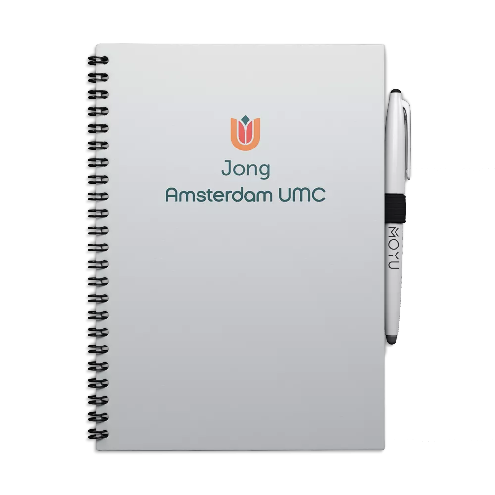 Uitwisbaar Notitieboek A4 | Met eigen logo | Hardcover | V.a. 50 stuks Uitwisbaar Notitieboek A4 | Met eigen logo | Hardcover | V.a. 50 stuks