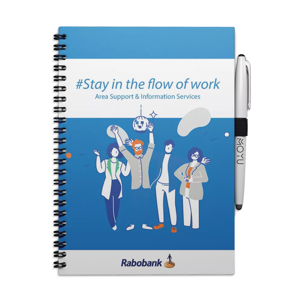 Uitwisbaar Notitieboek A4 | Met eigen logo | Hardcover | V.a. 50 stuks Uitwisbaar Notitieboek A4 | Met eigen logo | Hardcover | V.a. 50 stuks