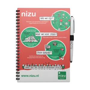 Uitwisbaar Notitieboek A4 | Met eigen logo | Hardcover | V.a. 50 stuks
