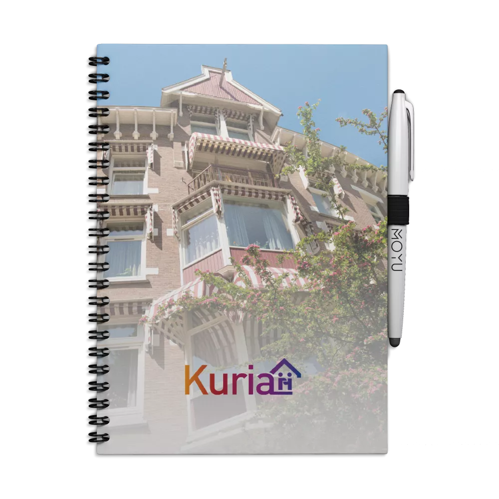 Uitwisbaar Notitieboek A4 | Met eigen logo | Hardcover | V.a. 50 stuks Uitwisbaar Notitieboek A4 | Met eigen logo | Hardcover | V.a. 50 stuks