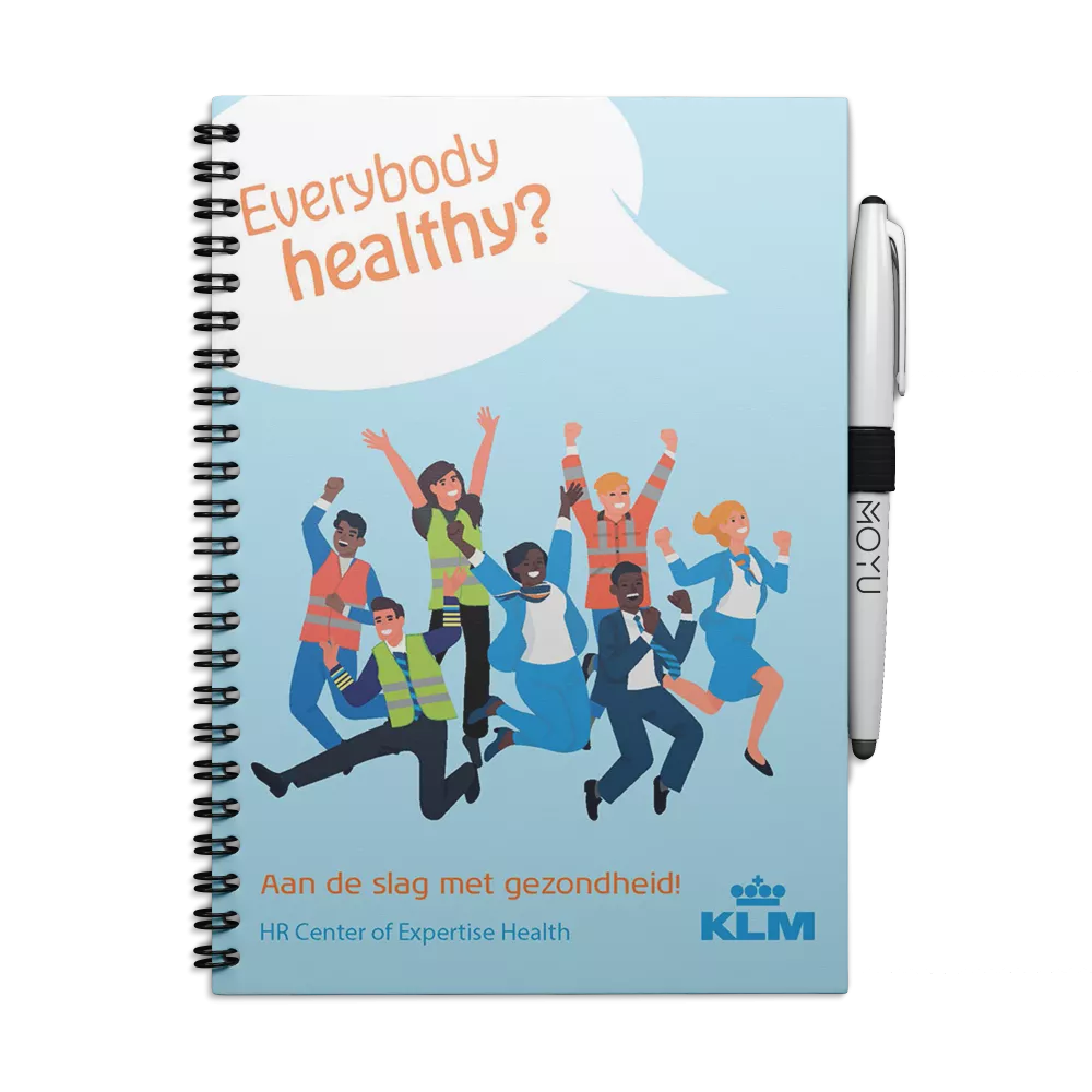 Uitwisbaar Notitieboek A4 | Met eigen logo | Hardcover | V.a. 50 stuks Uitwisbaar Notitieboek A4 | Met eigen logo | Hardcover | V.a. 50 stuks