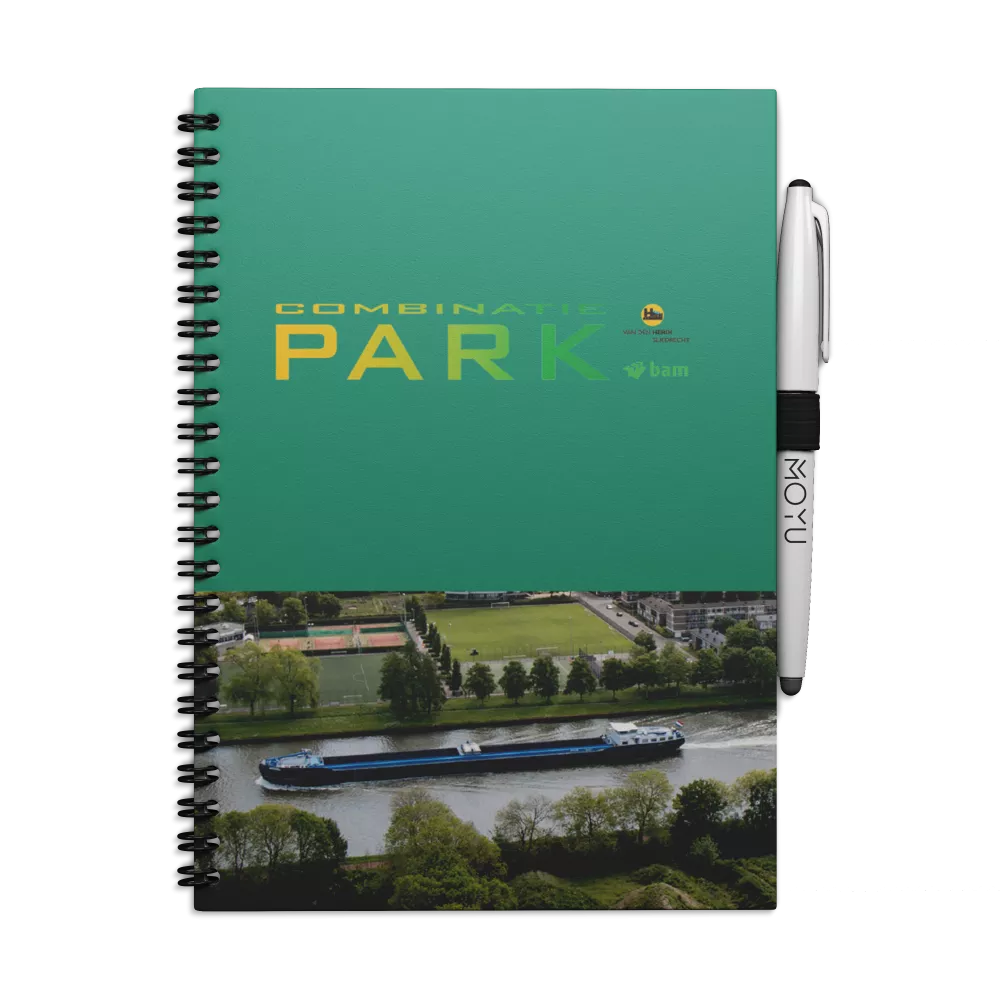 Uitwisbaar Notitieboek A4 | Met eigen logo | Hardcover | V.a. 50 stuks Uitwisbaar Notitieboek A4 | Met eigen logo | Hardcover | V.a. 50 stuks