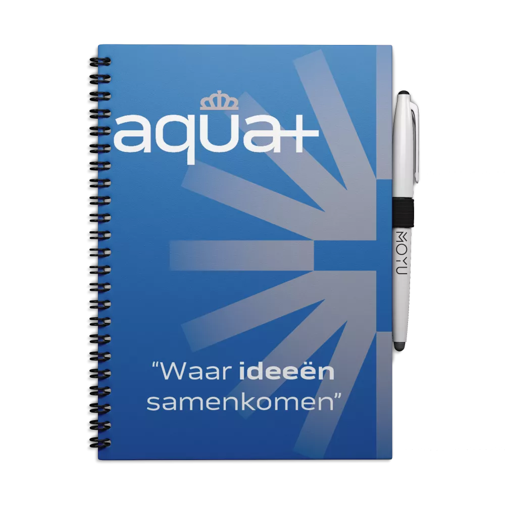 Uitwisbaar Notitieboek A4 | Met eigen logo | Hardcover | V.a. 50 stuks Uitwisbaar Notitieboek A4 | Met eigen logo | Hardcover | V.a. 50 stuks