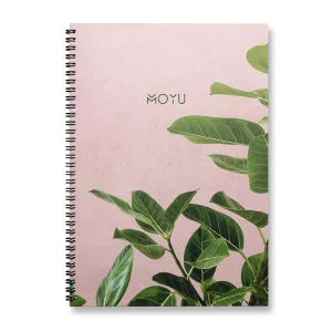 Moyu | A5 | 40 pagina's | Hardcover | Pink Planter