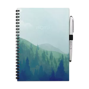 MOYU A5 Uitwisbaar Notitieboek Misty Mountain - Hardcover