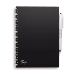 MOYU A5 Uitwisbaar Notitieboek Pitch Black - Premium Cover