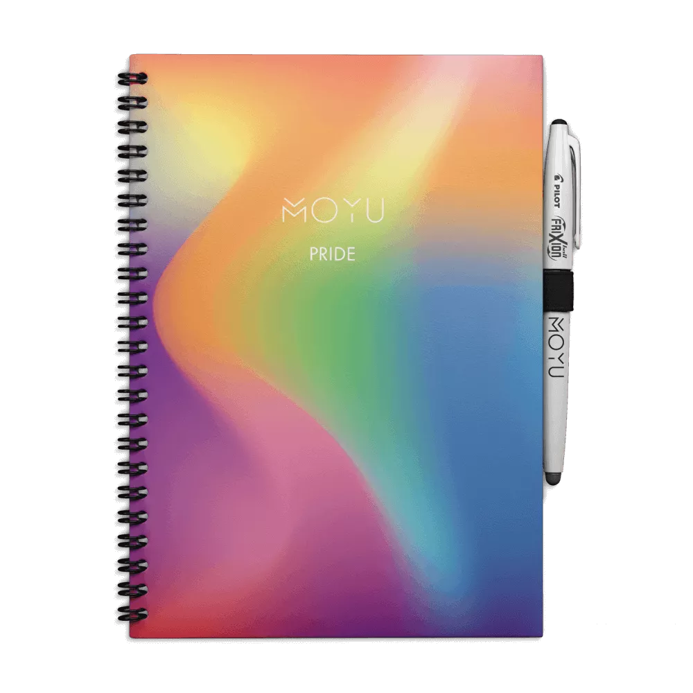 MOYU A5 Uitwisbaar Notitieboek Rainbow Pride - Hardcover