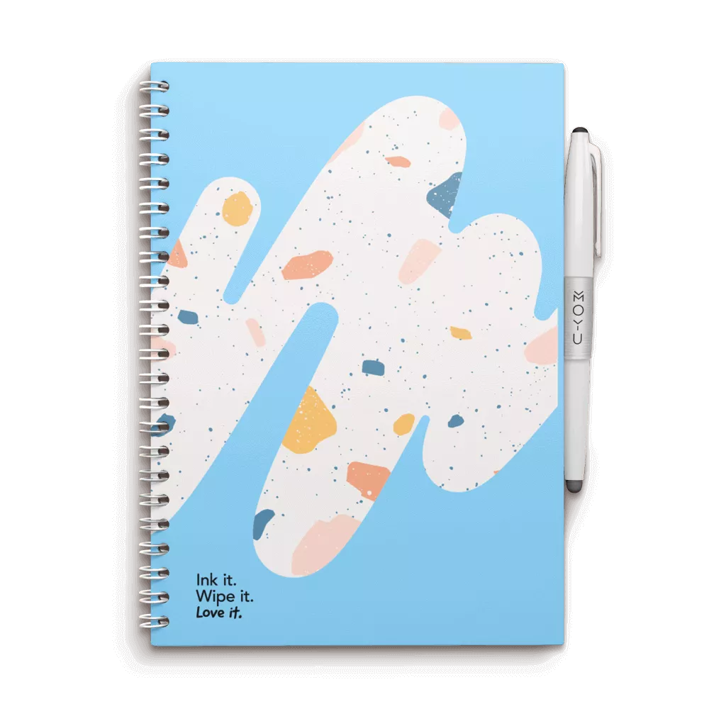 MOYU A5 Uitwisbaar Notitieboek Rocky Ice - Hardcover MOYU A5 Uitwisbaar Notitieboek Rocky Ice - Hardcover