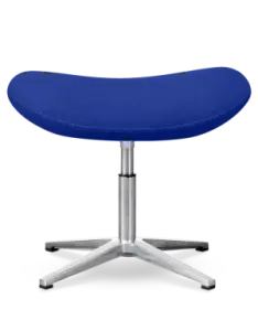 Flegg Ottoman / Hocker Blauw Kasjmier